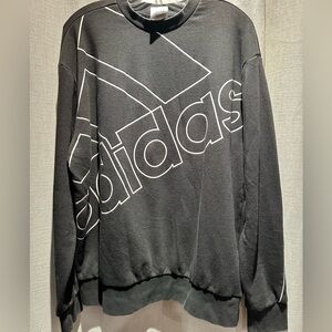 Adidas Men's Black Sweatshirt - Size L